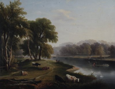 Blick auf die Themse bei Twickenham, 1820 von William Havell